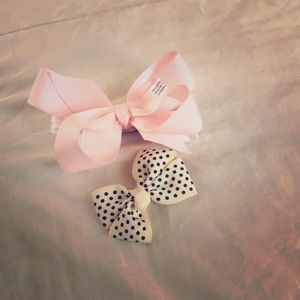 Set of 2 hair bows cute